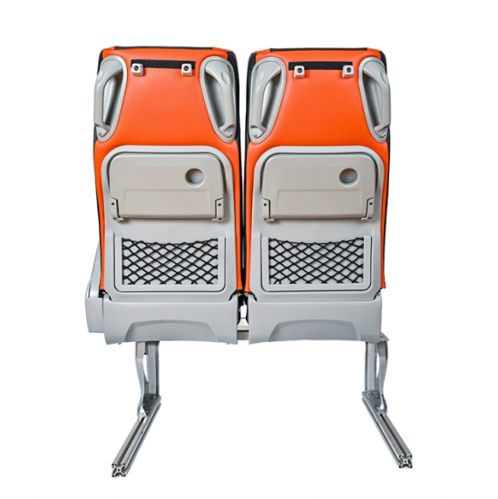 Asiento de pasajero de autobús de fábrica con respaldo reclinable y reposacabezas ajustable