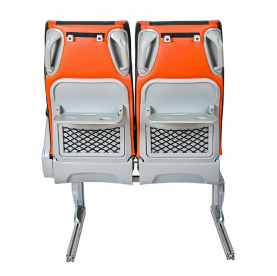 Asiento de pasajero de autobús de fábrica con respaldo reclinable y reposacabezas ajustable