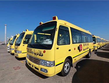 King Long exporta 70 unidades de autobuses escolares a los Emiratos Árabes Unidos